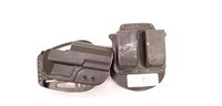 Adjust. Paddle Holster sz 29 & Fobus double mag cs