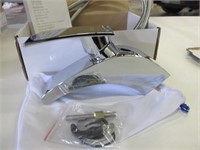 HOT AND COLD BIDET MIXER, SILVER CHROME TAP