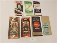 Mix of 7 Vintage Greyhound Bus Line Items