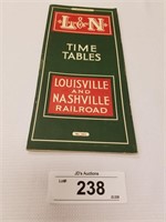 Rare Vintage 1937 L&N RR Time Tables-Excellent