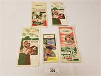 Selection of 5 Sinclair Road Maps from 40's & 50's