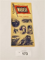 Rare Wabash Railway 1939 Time Tables-NY Worlds Fai