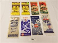 Selection of 8 Vintage Road Maps from Various Gas