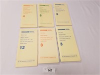 Selection of 6 Norfolk Southern Employees Time Tab