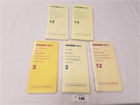 Selection of 5 Norfolk Southern Employees Time Tab
