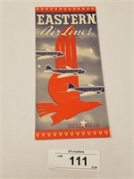 Rare Vintage Eastern Airlines 1941 Time Tables