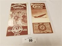 Pair of Vintage 1941 Pennsylvania Central Airlines