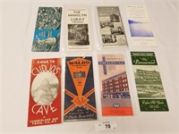 Selection of 8 Vintage Travel Pamphlets from TN,Va