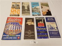 Selection of 8 Various Vintage Area/Hotel Guides