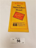 Vintage The Milwaukee Road Train Time Table from 1