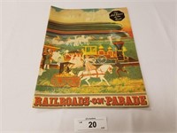 Vintage Booklet Railroads on Parade-Hit Show of th