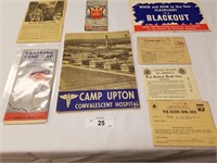 7 Vintage Items on Militaria & Rationing inc Ratio