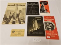 6 Vintage Media Items from Rockefeller Center