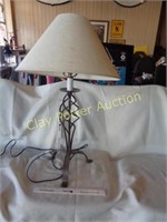 Iron Table Lamp with Shade