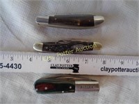 3 Collectors Pocket Knives