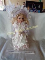 Porcelain Doll - White Gown