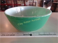 Large Green PYREX Bowl