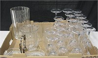 Various Crystal & Glass Vases, Wine Glasses & More