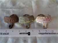 3 Cast Metal Bottle Openers