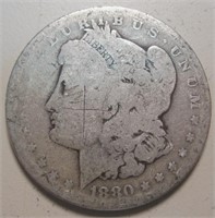1880 Silver Morgan Dollar - Philadelphia Minted