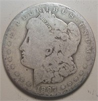 1897-O Silver Morgan Dollar - New Orleans Minted