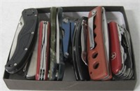 Lot of Various Single & Multi-Tool Pocket Knives