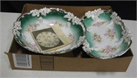 VNTG C. Tielsch Style Porcelain Platter & Tray