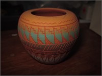 Navajo Pottery - Signed " Michael Charlie"