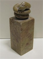 6" Serpent Top Stone Figurine