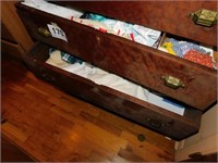 Two drawers of fabric & scraps