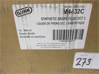 BOX OF 12 SYNTHETIC BRAKE FLUID DOT 3