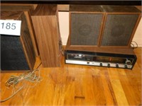 Moduletti 8 AM/FM 8 track receiver & 4 speakers