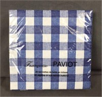 3x Francoise PAVIOT - 20 paper dessert napkins
