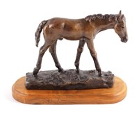 Original Bob Scriver Colt Bronze Sculpture