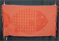 Barine Fish Towel 90x160cm - Coral