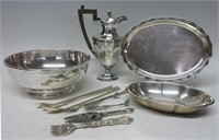 SOME OF THE STERLING SILVER IN THIS AUCTION