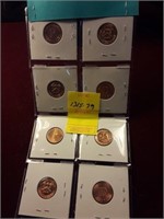 Eight U.S Treasury Commemorative Medallions