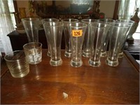 Lot of 12 Clear Crystal Glasses