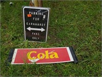 Dale Earnhardt Metal Sign and Cola