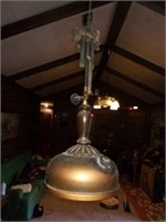 Pair of Antique gas hanging lights