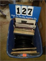 Tote Full of A TON of Records & 45's Records