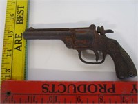 Early toy cap gun; metal