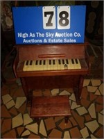 Childs piano with stool