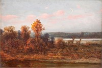 OLDRICH FARSKY b.1860 American Oil Landscape
