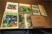 JD tractor books & Ertl evolution display