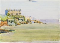 WINIFRED NICHOLSON UK 1893-1981 Watercolor St Ives