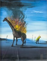 SALVADOR DALI Spanish 1904-1989 Surrealist Horse