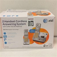 AT&T 2 HANDSET CORDLESS ANSWERING SYSTEM