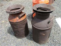 (2) Milk Cans - 20" Tall