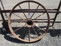 Vintage Metal Wheel - 30"